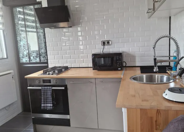 아파트 Maisonnette A 200m De La Avec Parking Gratuit Et Terrasse Berck